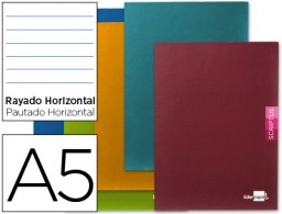 Libreta Liderpapel Scriptus A5+ 48h 90g/m² horizontal colores surtidos